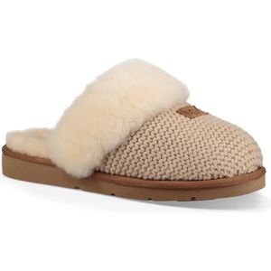 UGG® Cozy Knit Genuine Shearling Slipper